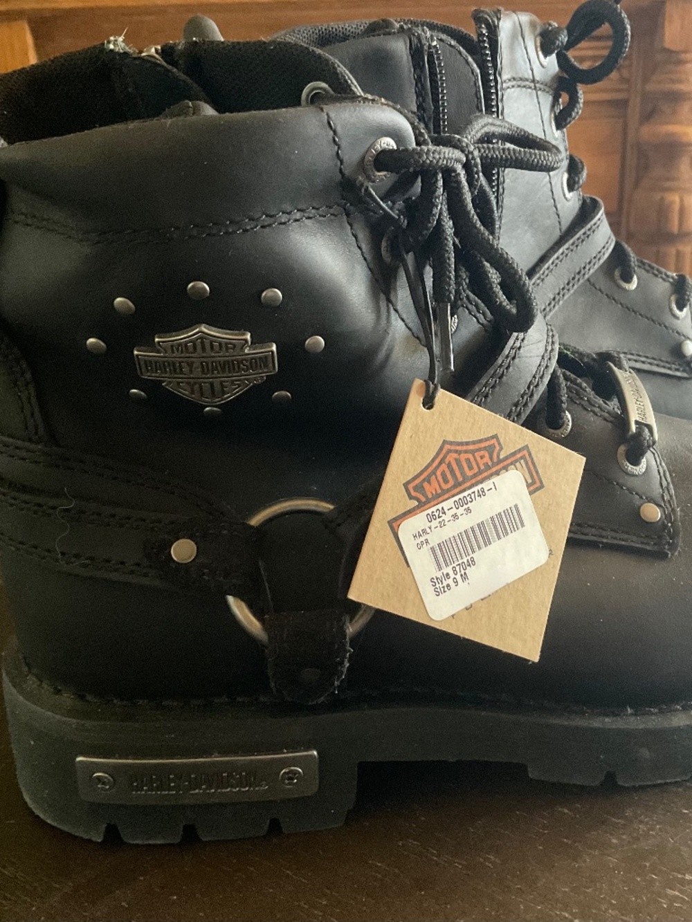 Harley Davidson biker boots